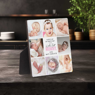 'Worlds Best Mummy' 1st Mother's Day Keepsake Plaque