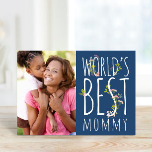 World's Best Mummy Mother's Day Photo Card