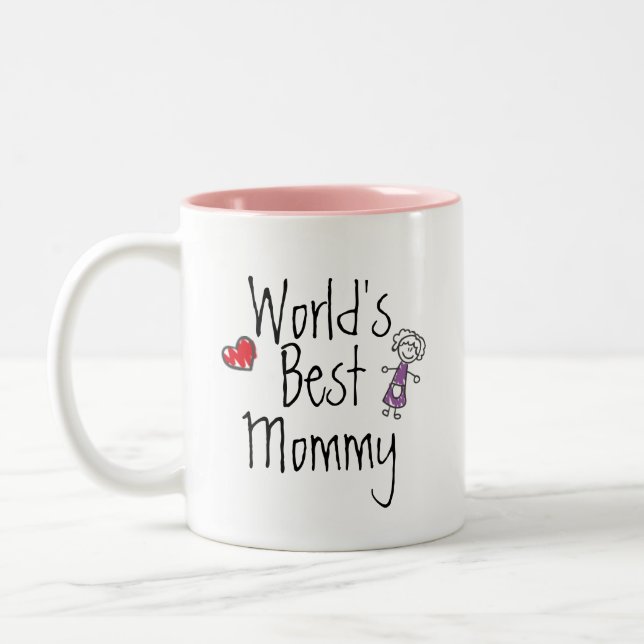 World's Best Mummy Mug (Left)