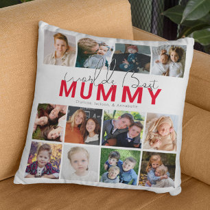 Worlds Best Mummy   Photo Collage Cushion