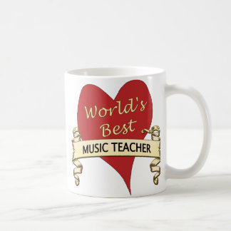 World's Best Music Teacher Coffee Mug