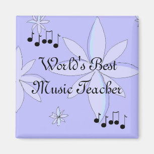 World's Best Music Teacher Magnet