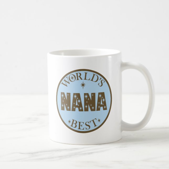 Worlds Best Nana Gift Coffee Mug (Right)