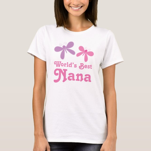 World's Best Nana Ladies TShirt (Front)