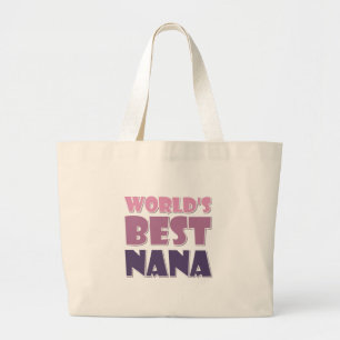 World's Best Nana Large Tote Bag