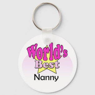 World's Best Nanny Key Ring