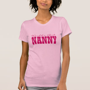 World's Best Nanny T shirt