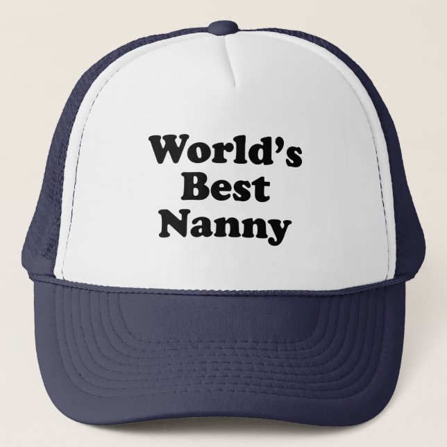 World's Best Nanny Trucker Hat (Front)