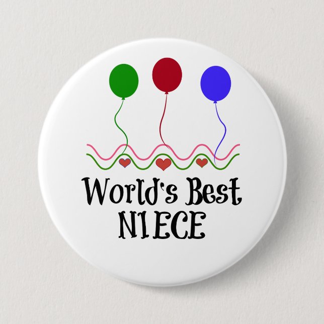 World's Best Niece 7.5 Cm Round Badge (Front)