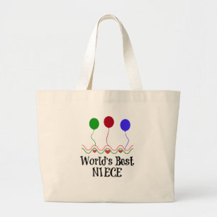 World's Best Niece Large Tote Bag