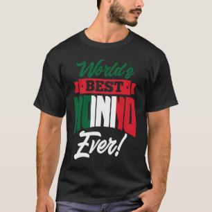 World's Best Nonno Ever Italian Grandpa Italy Flag T-Shirt