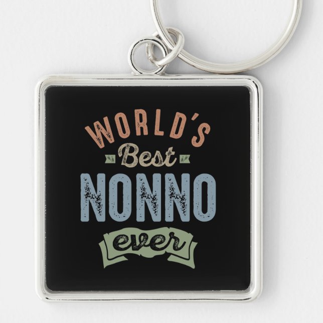 Worlds Best Nonno Key Ring (Front)