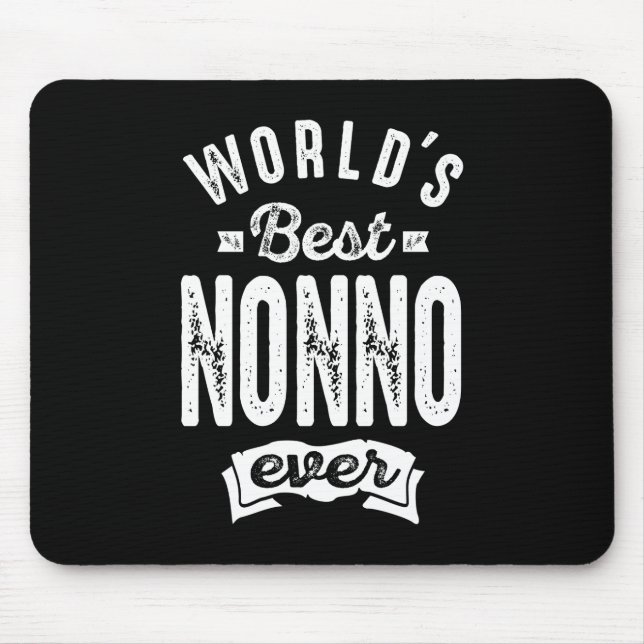 World's Best Nonno Mouse Pad (Front)