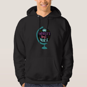 World's Best Nurse Medical Worker Nursing  Women M Hoodie