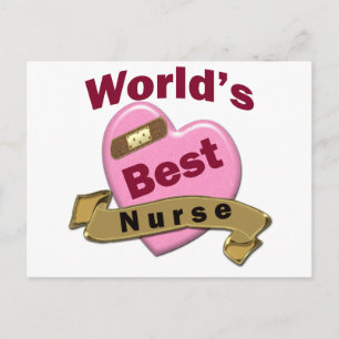 World's Best Nurse Postcard