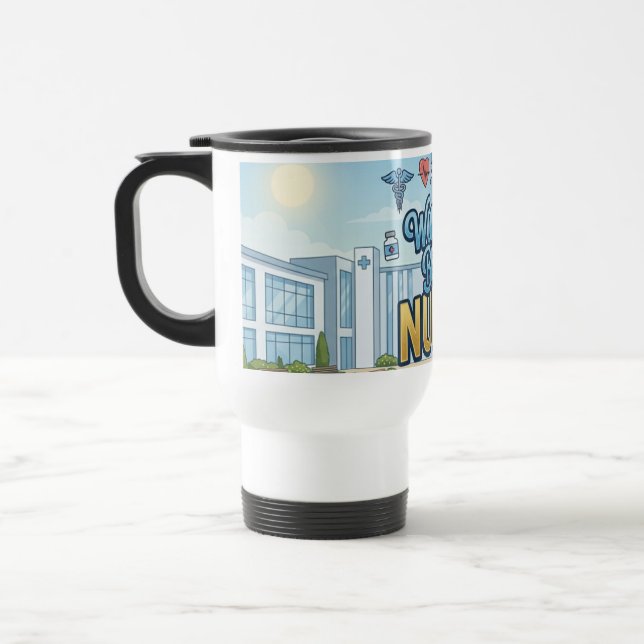 Worlds Best Nurse Travel Mug  (Left)