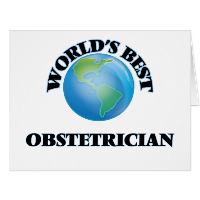 World's Best Obstetrician (Front Horizontal)