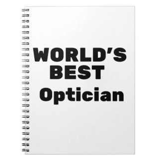 World's Best Optician Notebook
