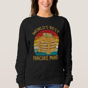 World's Best Pancake Maker  Breakfast Retro Sweatshirt