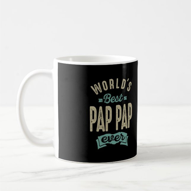 World's Best Pap Pap Coffee Mug (Left)