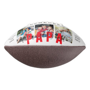 WORLD'S BEST PAPA Custom Photo Personalised Football