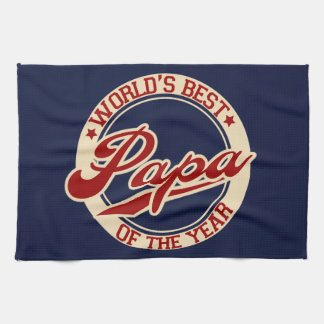 World's Best Papa Tea Towel