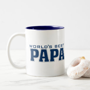 World's Best Papa Two-Tone Coffee Mug