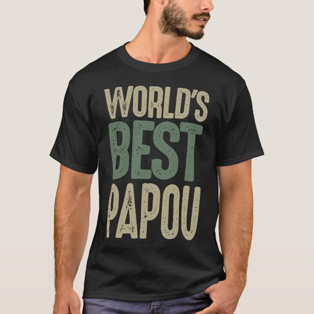 World's Best Papou T-Shirt (Front)