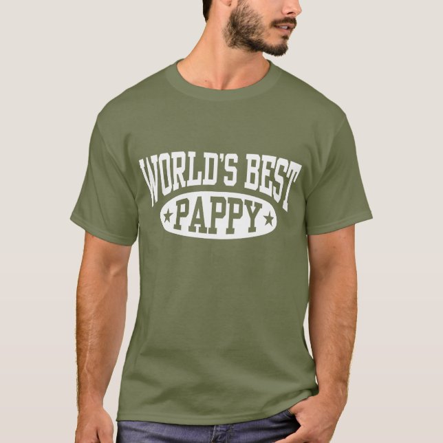 World's Best Pappy T-Shirt (Front)