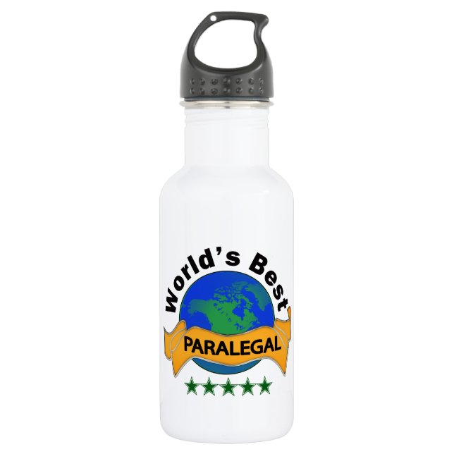 World's Best Paralegal 532 Ml Water Bottle (Front)