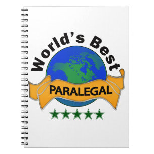 World's Best Paralegal Spiral Notebook