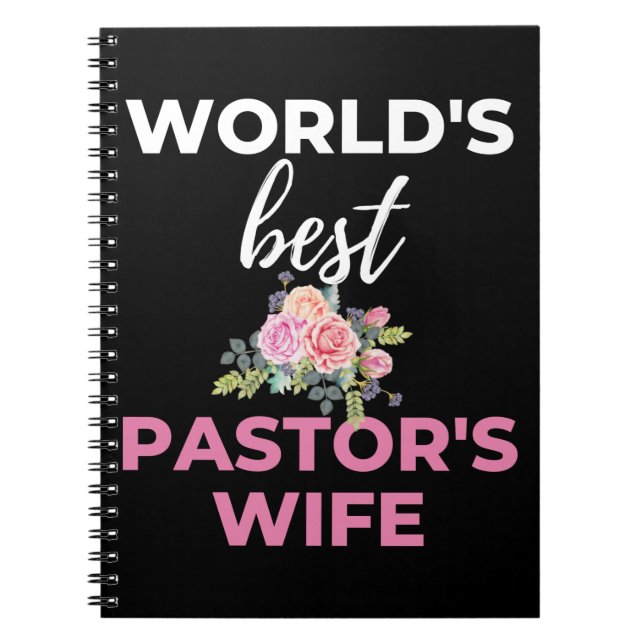 World's Best Pastor's Wife Notebook (Front)