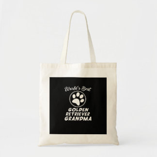 World's Best Paw Golden Retriever Mum Tote Bag