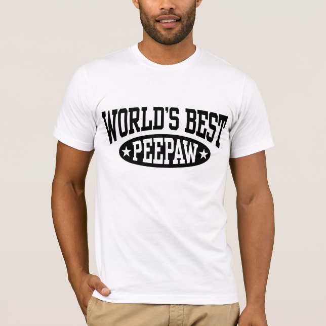 World's Best PeePaw T-Shirt (Front)