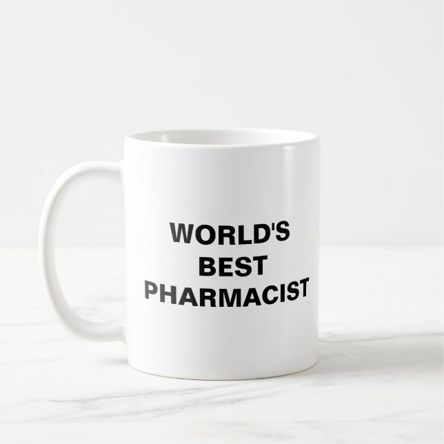 World's best Pharmacist Coffee Mug (Left)