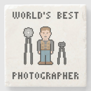 World's Best Photographer Stone Coaster