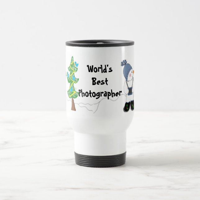 World's Best Photographer Travel Mug (Center)