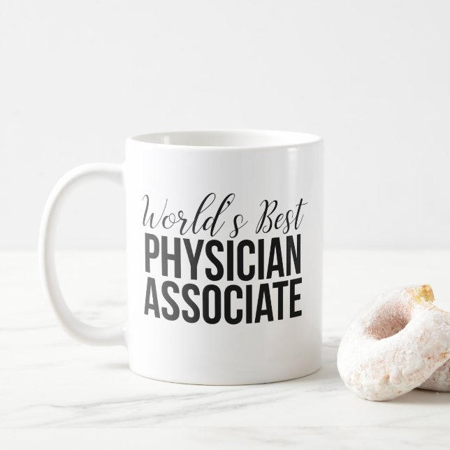 World's Best Physician Associate Coffee Mug (With Donut)