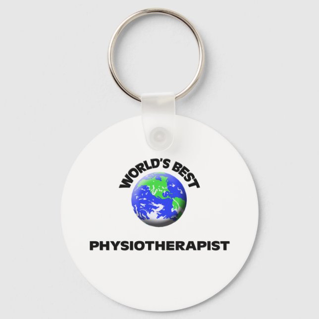 World's Best Physiotherapist Key Ring (Front)