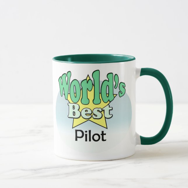 World's Best Pilot Mug (Right)