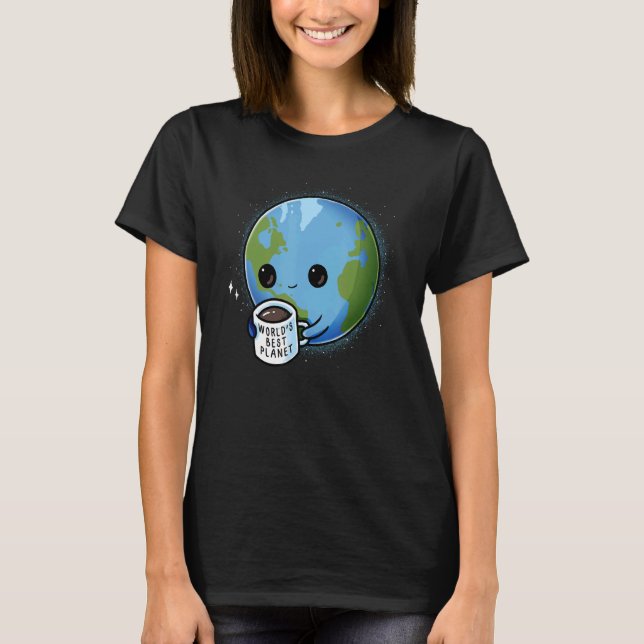 Worlds Best Planet Environmentalist Mother Earth C T-Shirt (Front)