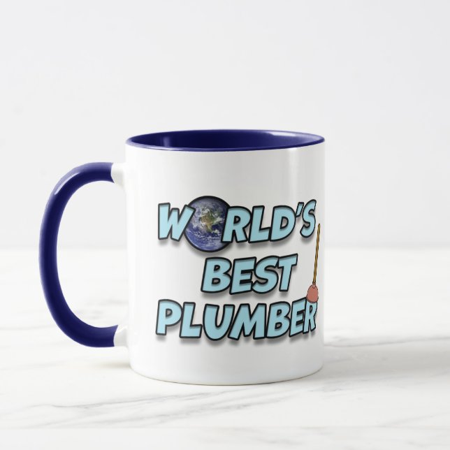 World's best Plumber Mug (Left)