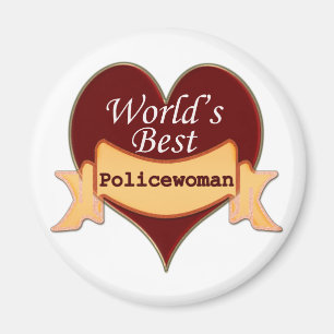 World's Best Policewoman Magnet