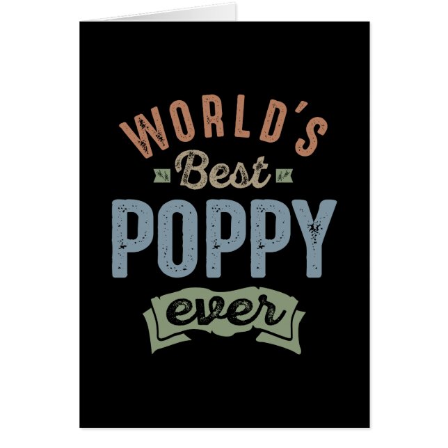 Worlds Best Poppy (Front)