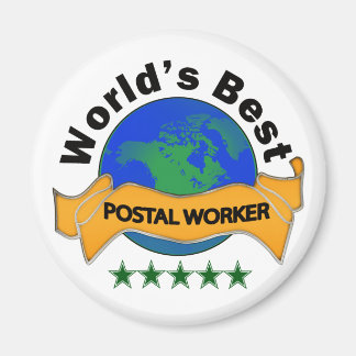 World's Best Postal Worker Magnet