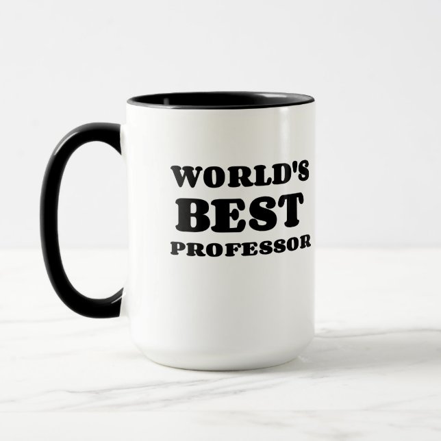WORLD'S BEST PROFESSOR MUG (Left)