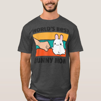 World's Best Rabbit Mum Cute Rabbit Bunny T-Shirt