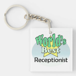World's best Receptionist Key Ring