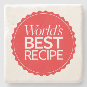 World's Best Recipe Stone Coaster