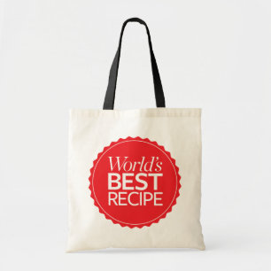 World's Best Recipe Tote Bag